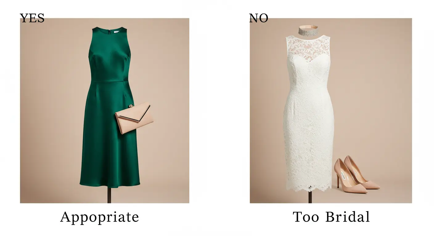Three dresses displayed in varying colors and styles, showcasing diverse fashion choices.