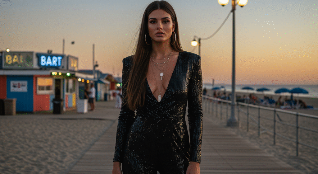JWoww Sultry Jumpsuit Look