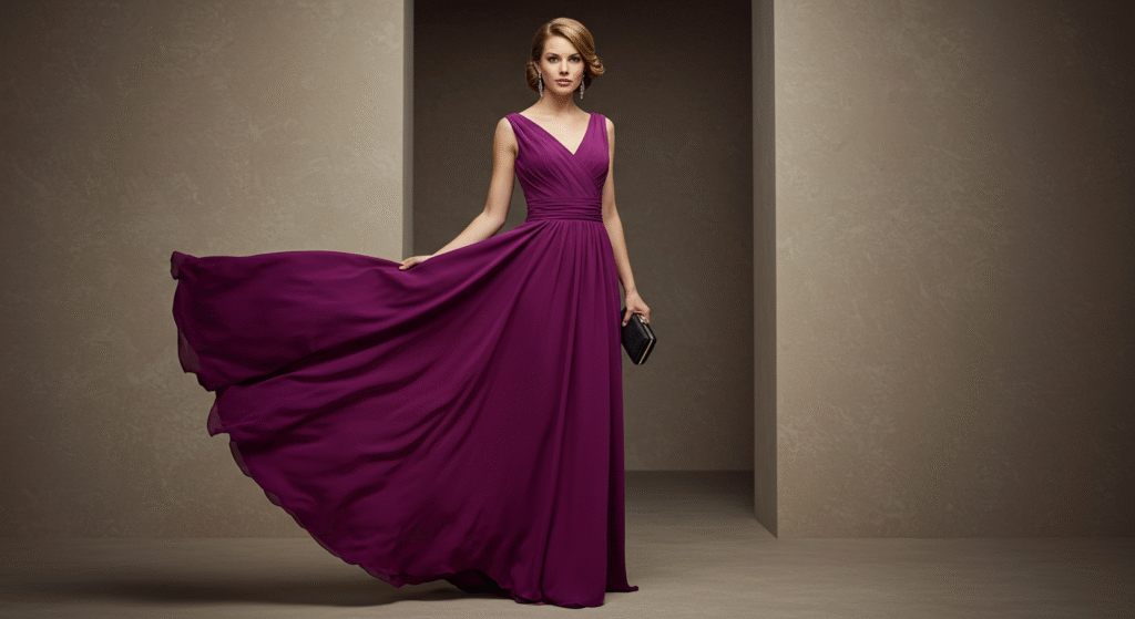 Purple Gown Glam